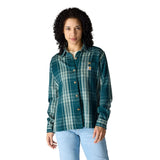Women's TENCEL™ Fiber Series Loose Fit Twill Plaid Shirt