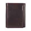 Oil Tan Leather Trifold Wallet
