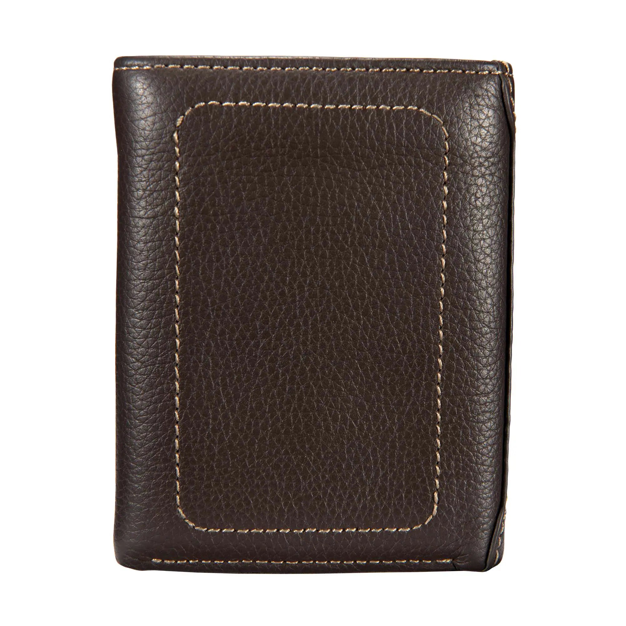 Pebble Leather Trifold Wallet
