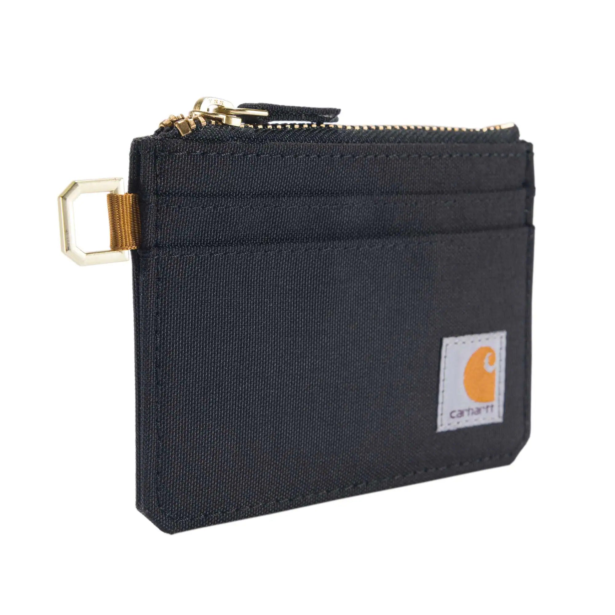 Nylon Duck Zippered Card Keeper Wallet