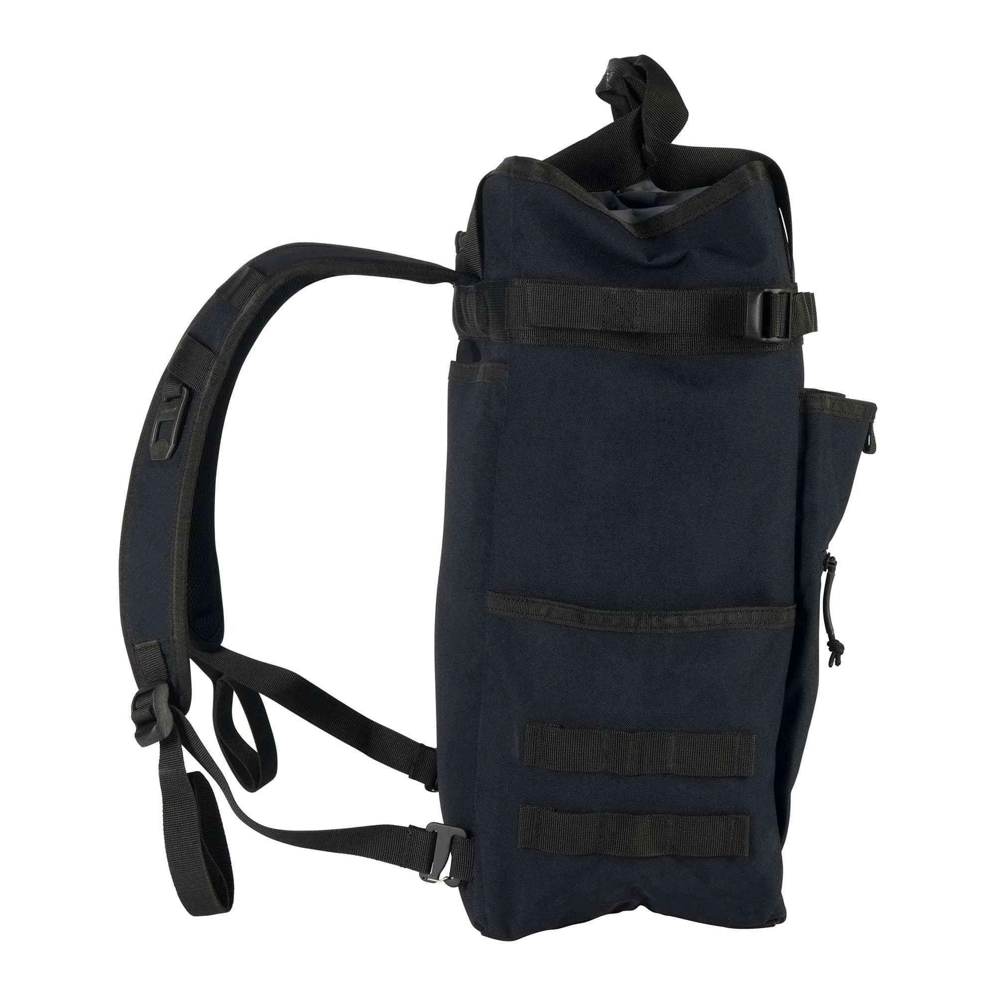 28L Nylon Cinch-Top Convertible Tote Backpack