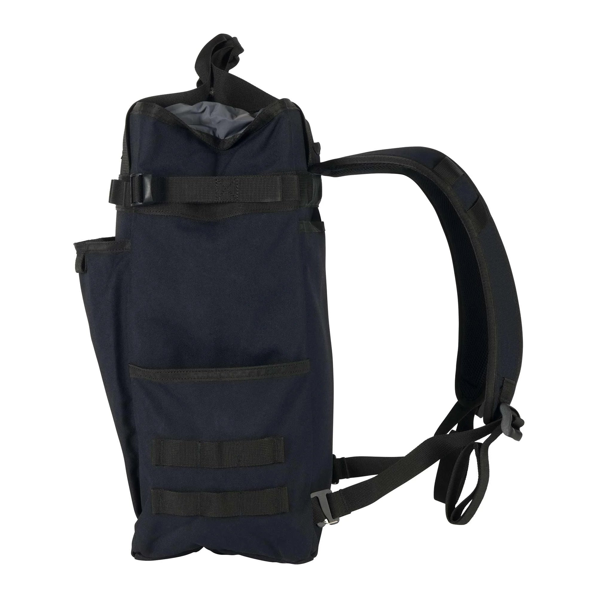 28L Nylon Cinch-Top Convertible Tote Backpack