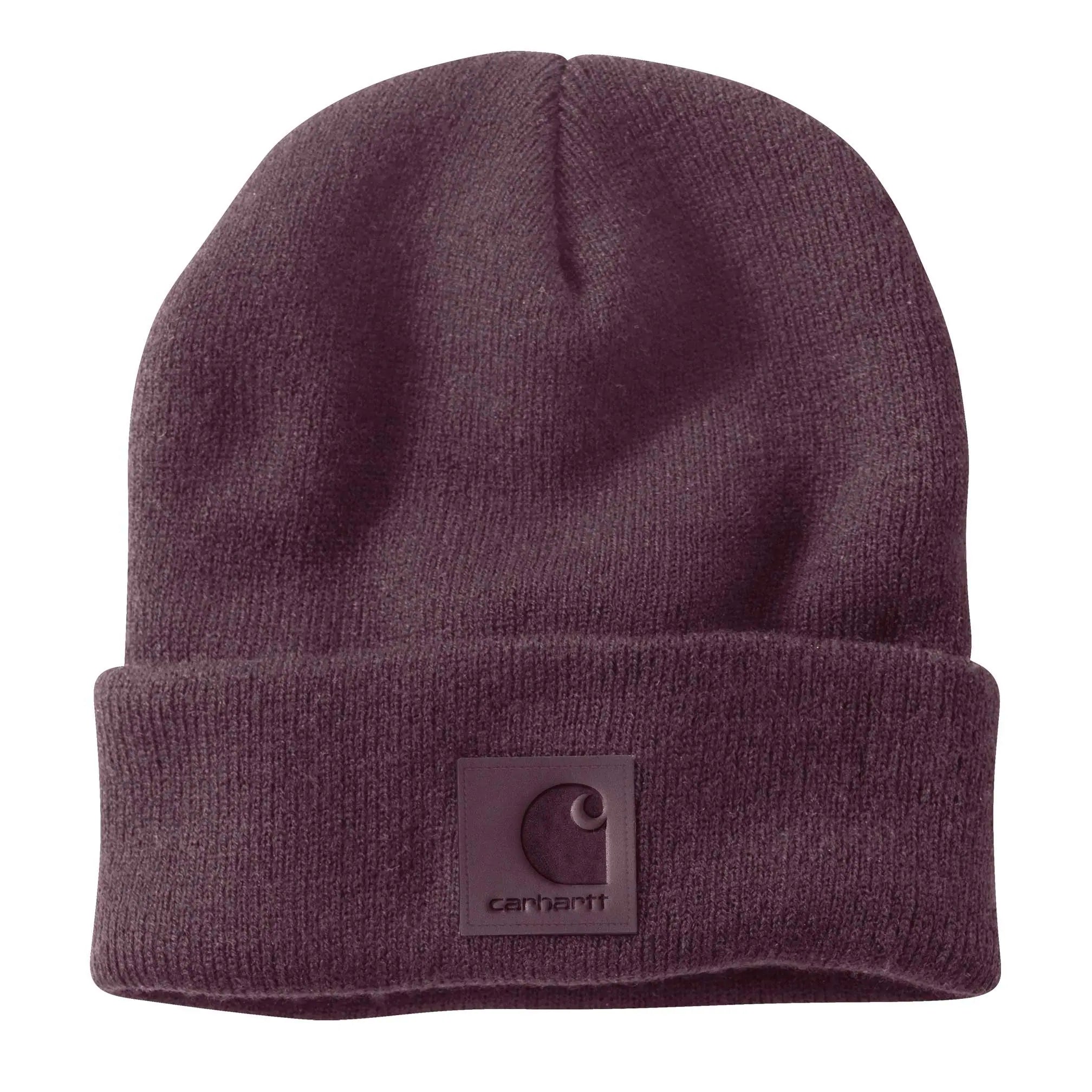 Leatherette Watch Cap Beanie